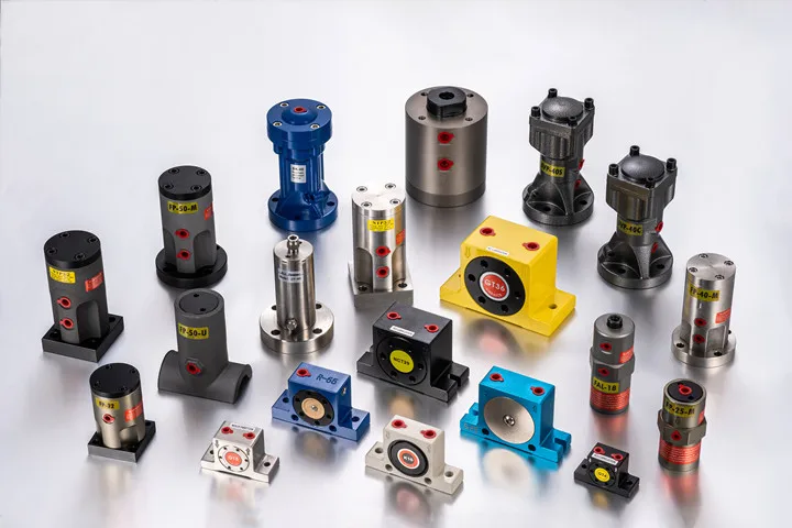 Pneumatic EMC SL Turbo Oscillator Turbine with Silencer and Connector Fittings GT-25 Gt25 Gear Ningbo Bao Detian GT25 Vibrator