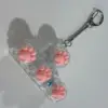 Pata de silicona transparente en forma de T