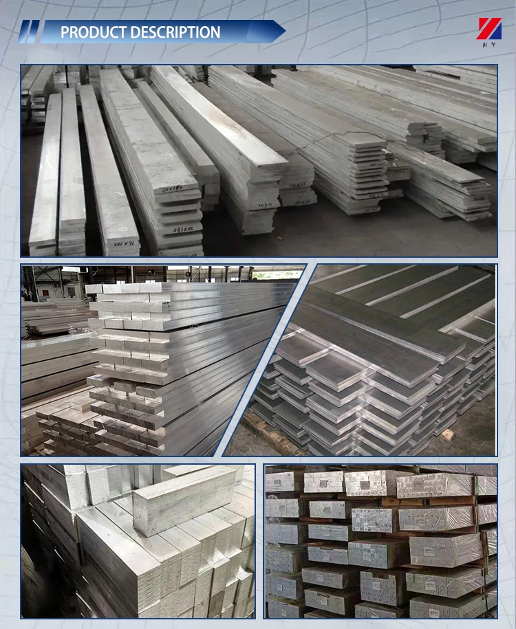 Aluminium Flat Bar 6061 T6 Extruded Aluminum Flat Bar With Good