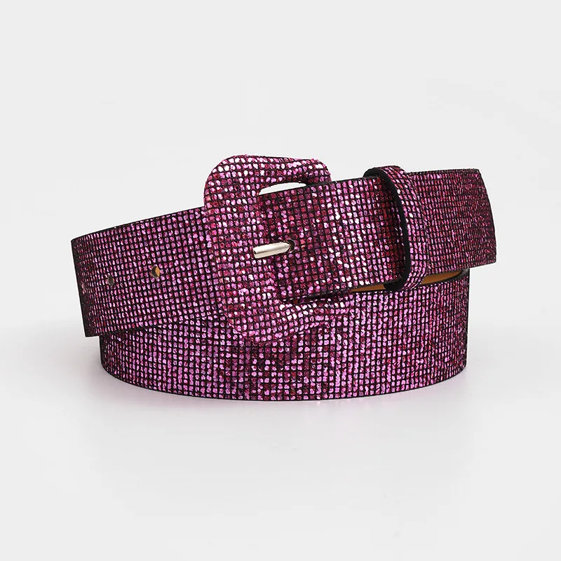 sequin belt for dress BODIY Women Stretch Wide Waist Belt Sequin Elastic Dress Belts Sparkly Waistband Cinch Belt (Black) at Amazon Women's Clothing store