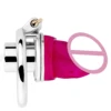 round ring cage+M dildo