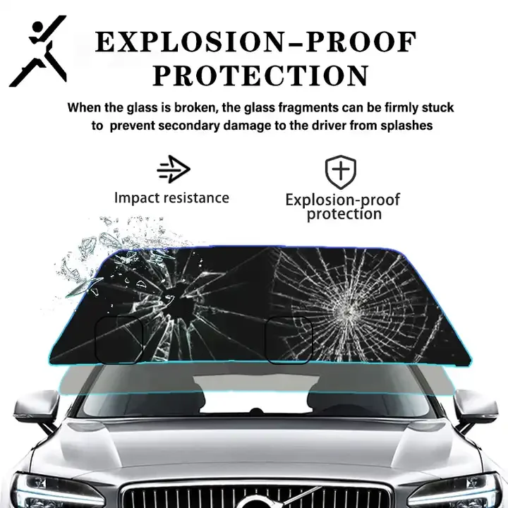 Smart Cool Windshield Protection Film Armor Uv Car Windshield Tpu
