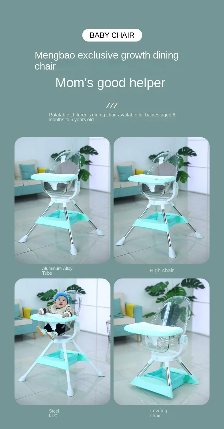 Multifunctional Baby Dining Chair Children Foldable Dining Table And ...