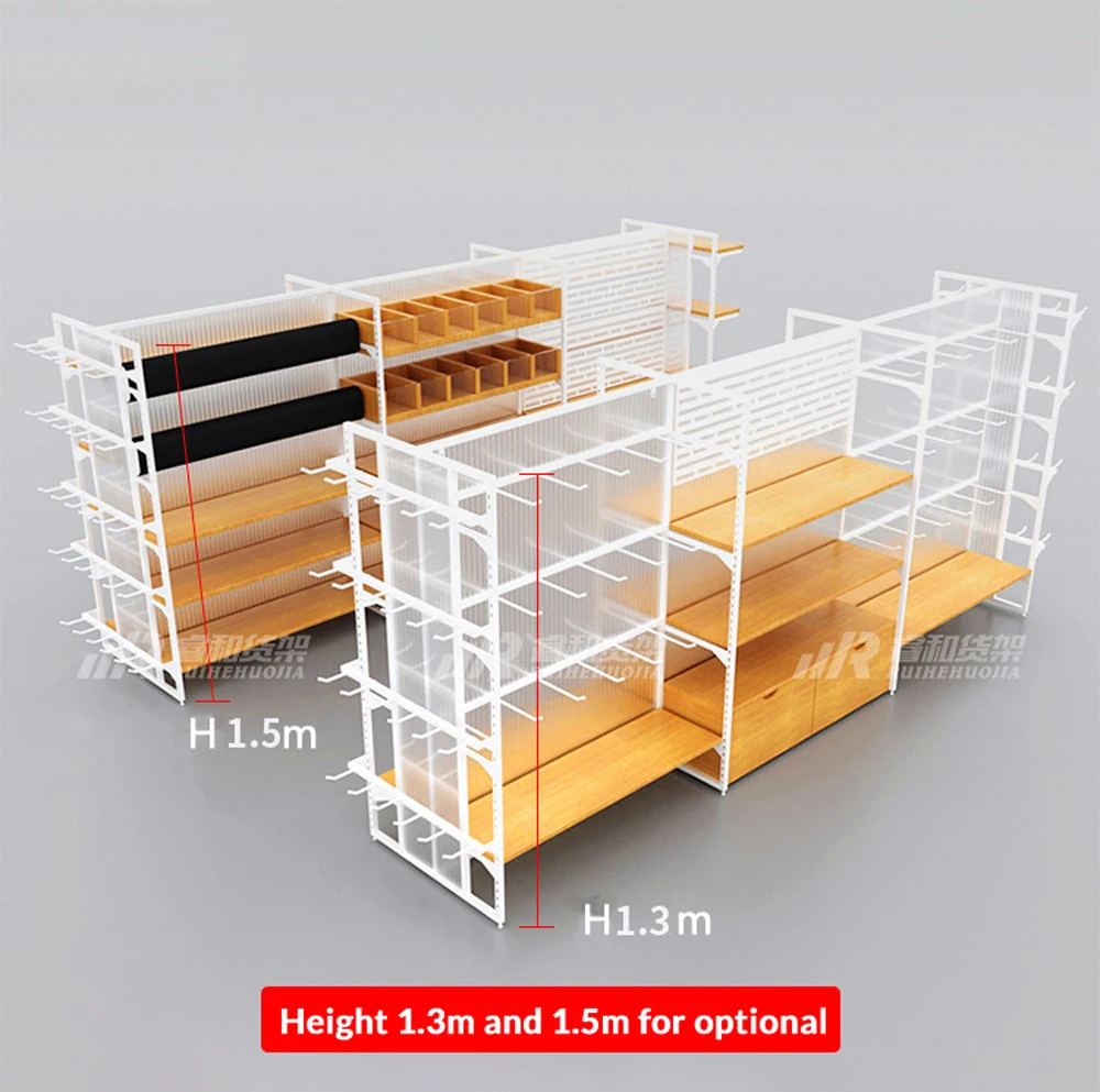 Miniso Style Supermarket Shelves Display Racks Retail Store Floor ...