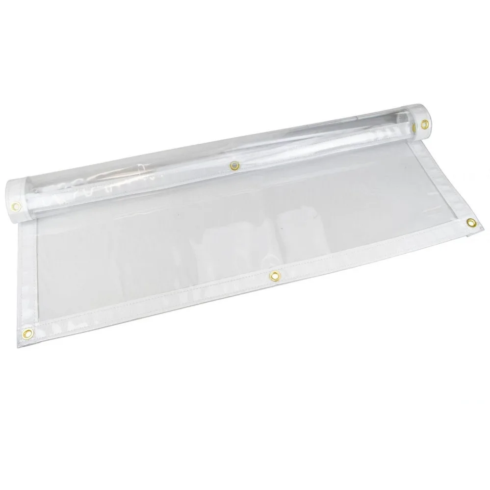 Ruban Réparation PVC Transparent MxyVrix 8cm X 10m - Idéal Tente Bâche Auvent Parasol