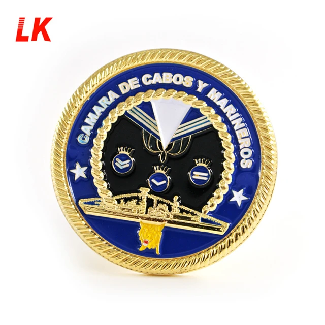 
Недорогие эмалевые монеты 3D с золотым покрытием 