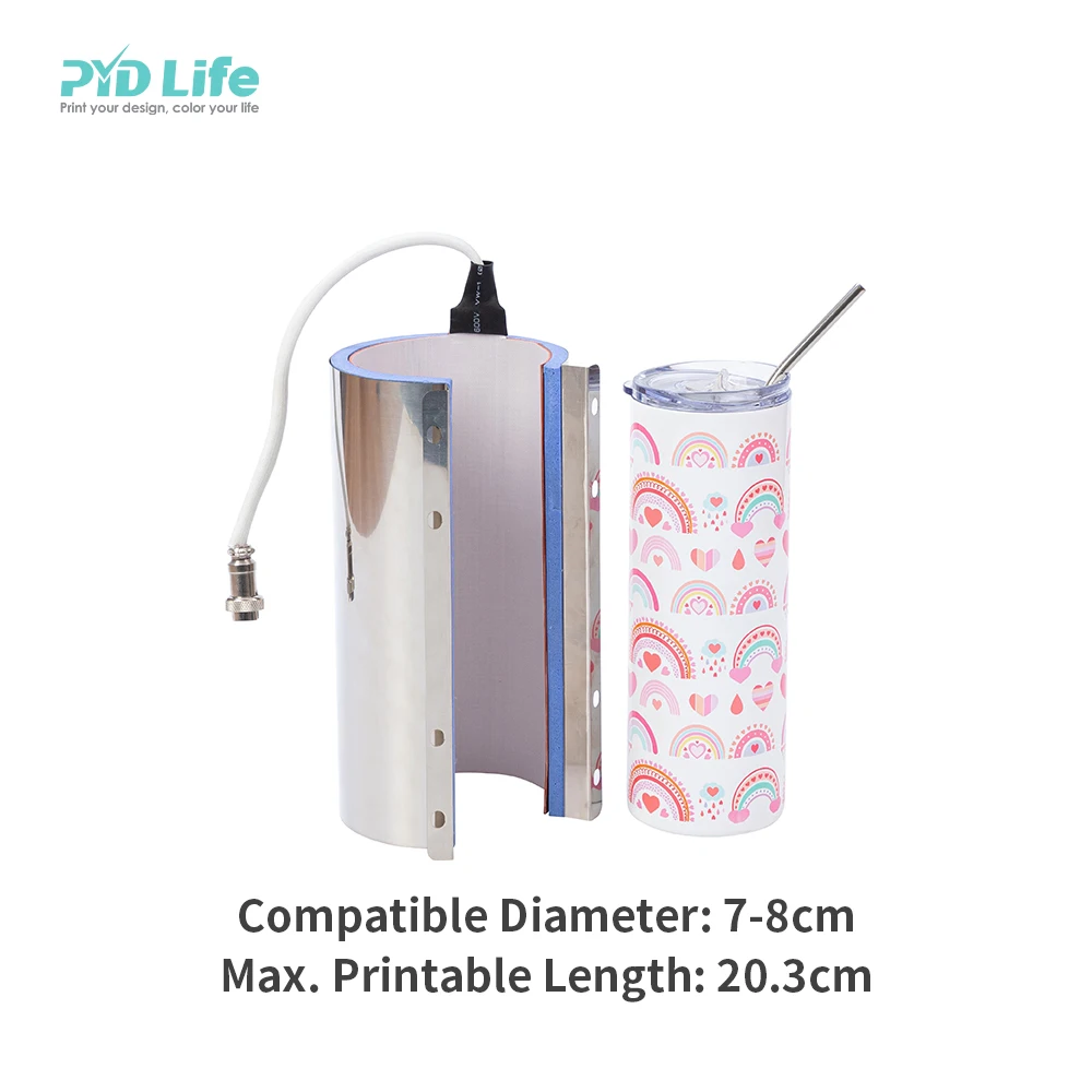 PYD Life Wholesale All IN 1 Pink 20 oz 30 oz 40 oz Sublimation Tumbler Heat  Press Machine