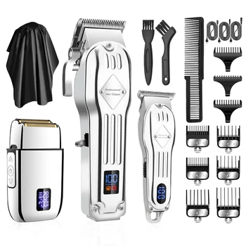 Professional Products Hair Clippers Electric Shaver Hair Trimmer Mens Beard Grooming Set New Arrivals 3 in 1 USB