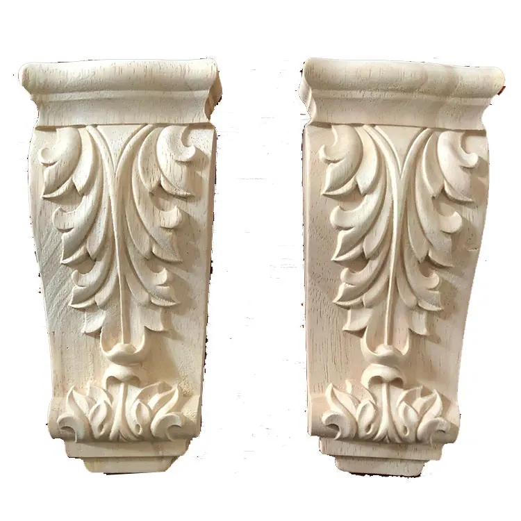 Unfinished Wood Medium Pilaster Corbel