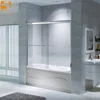 Verre transparent + Profilé chromé