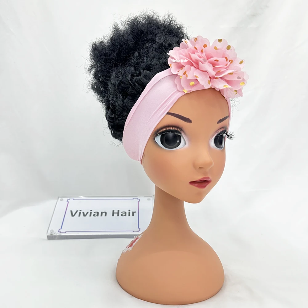 Popular Beauty Girls Full Head Feel Like Human Hair Wig For Kids Girls