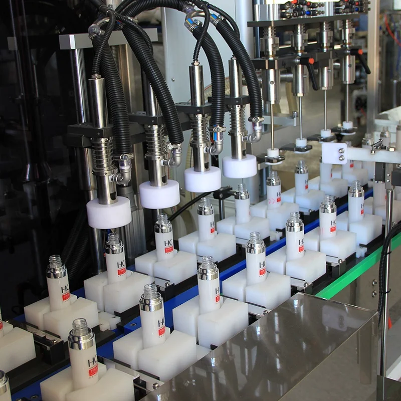 Высокое качество автоматическая бутылка косметический жидкий крем для лосьона разливочная укупорочная машина