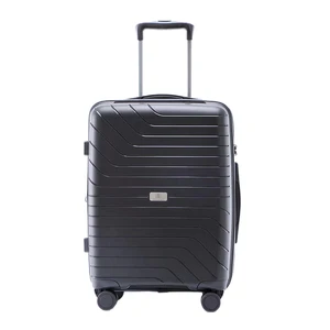 Custom High Quality All Aluminum  PP Expandable Carry on Luggage 20 24 28 Inch Durable Travel Trolley Suitcase for Unisex
