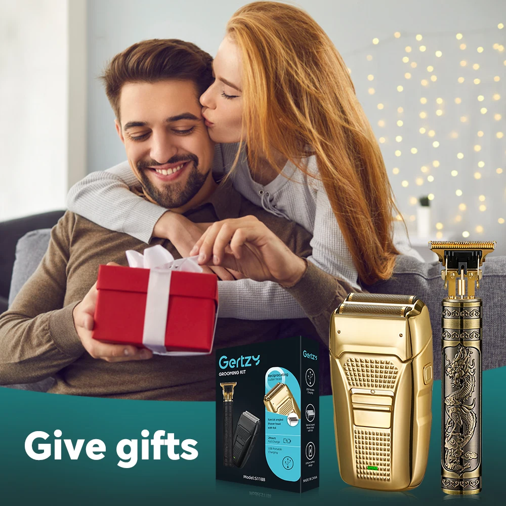 2 in 1 Professional Salon Hair Grooming Set LCD Display Hair Clippers Trimmers Electric & USB Powered for Household RV Hotel Use manufacture