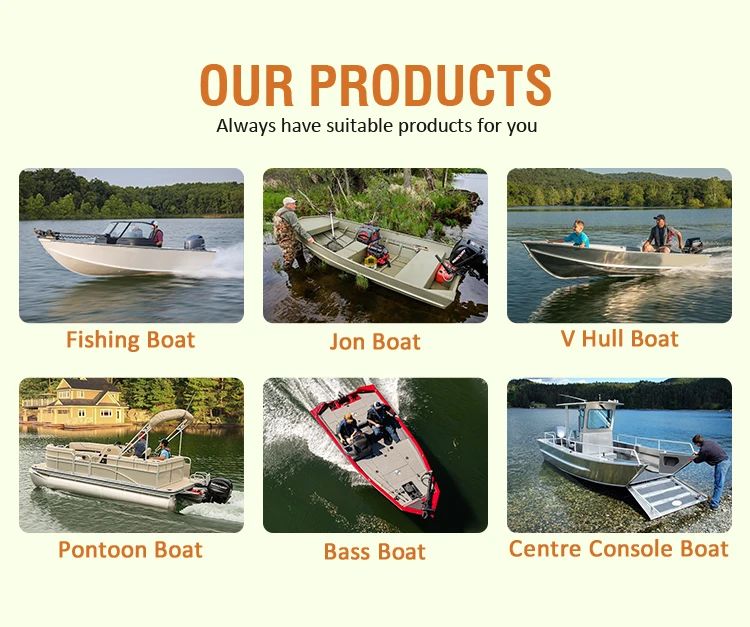 High End Luxury Design Aluminum Yacht Fishing Boat Cabin Cruiser