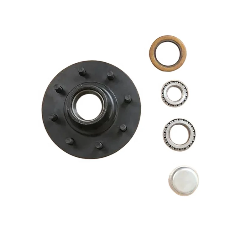 2000 Lb Trailer Boat Axles Hub Assembly With 5 Lugs 41/2" Hub Kits