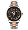 Rose gold--black