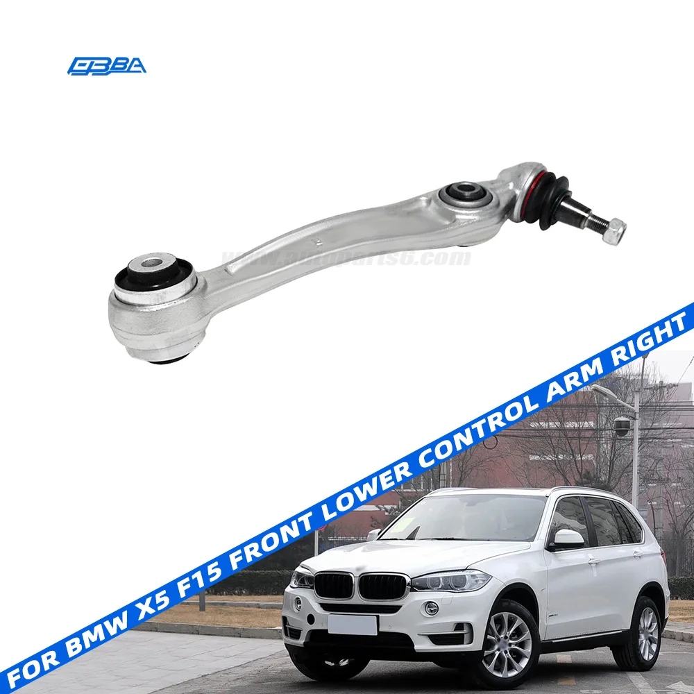 Gloednieuwe zilverkleurige voorste onderste dwarsstabilisatorarm R voor BMW X5 F15 2014–2019 OE 31126864822