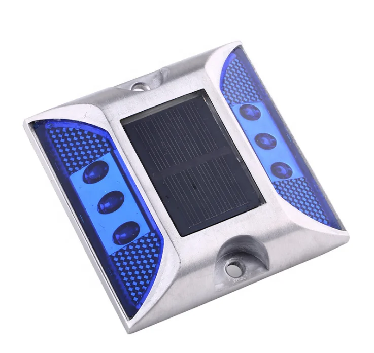 Highway LED Lamp Aluminum Outdoor Waterproof  Solar Powered Road Stud Light