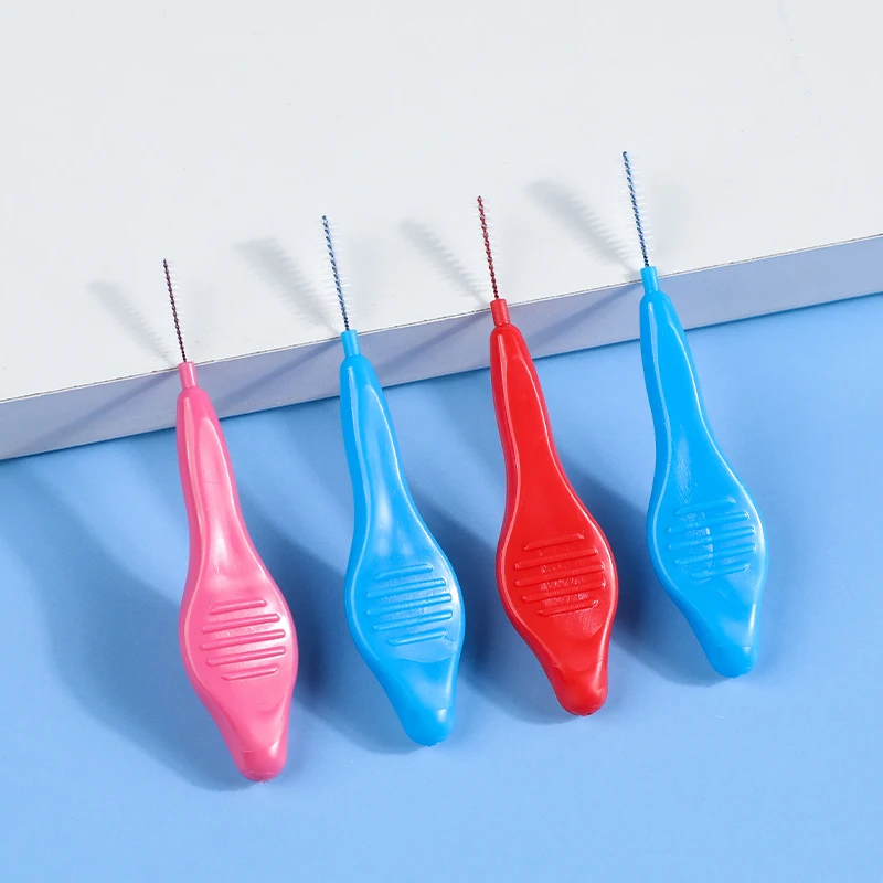 Уход за зубами пластиковая портативная 15 межзубная щетка с 1