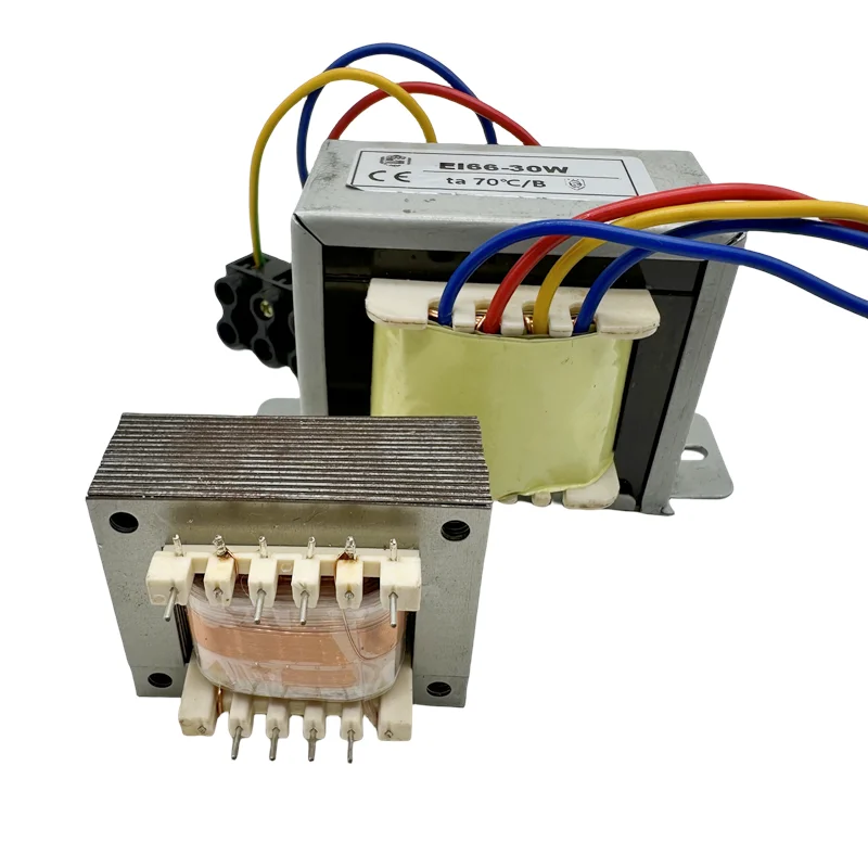 24V 15V 9V 100VA Mini Control Voltage Transformer EI 66*36 Power Silicon Steel Iron Core Transformer