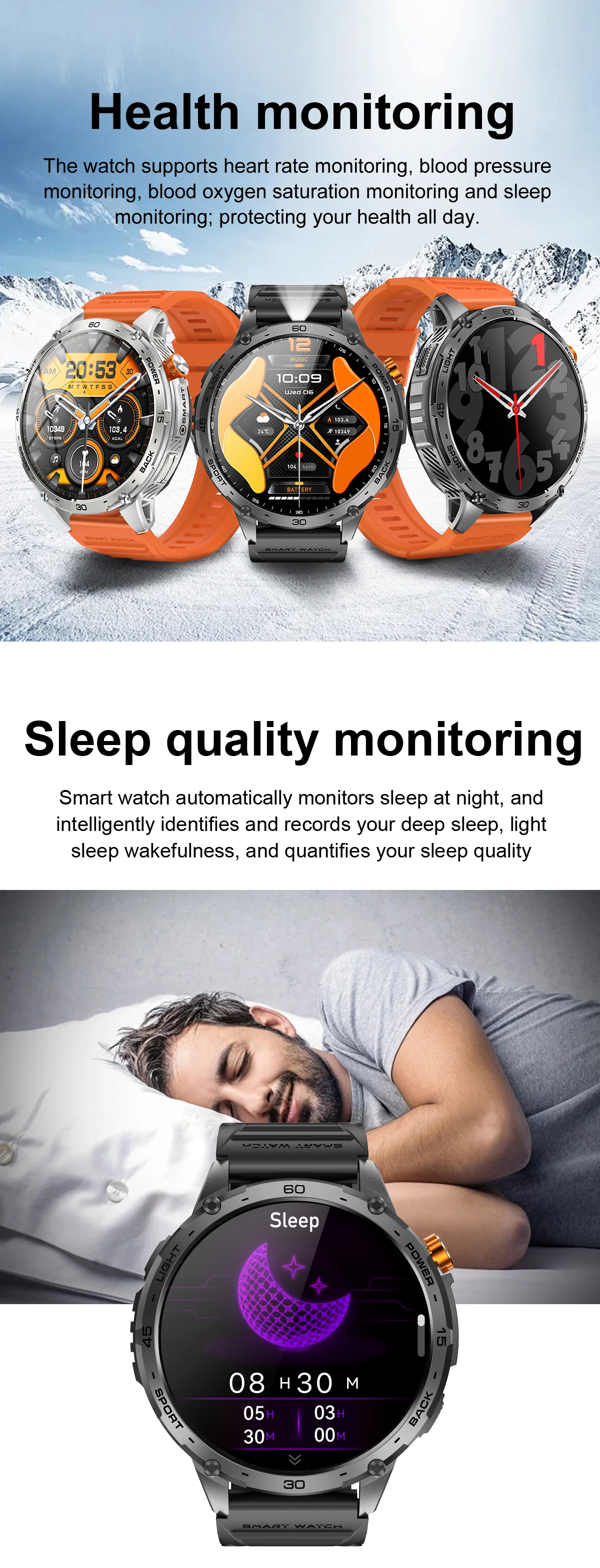 2025 K69 Smartwatch Men 1.75inch Amoled Screen 730mah Bt Call Health Monitoring Sport Fitness Smart Watch With Flashlight - Buy K69 Smartwatch smart Watch With Flashlight sport Fitness Smart Watch