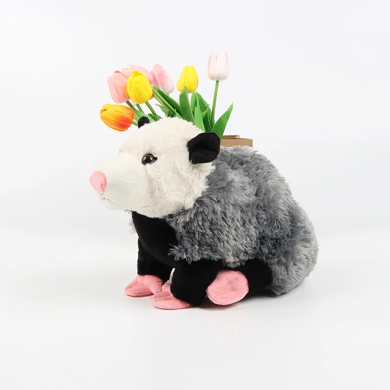 Mouse Plush Toy Opossum Plush Lifelike Stuffed Animal