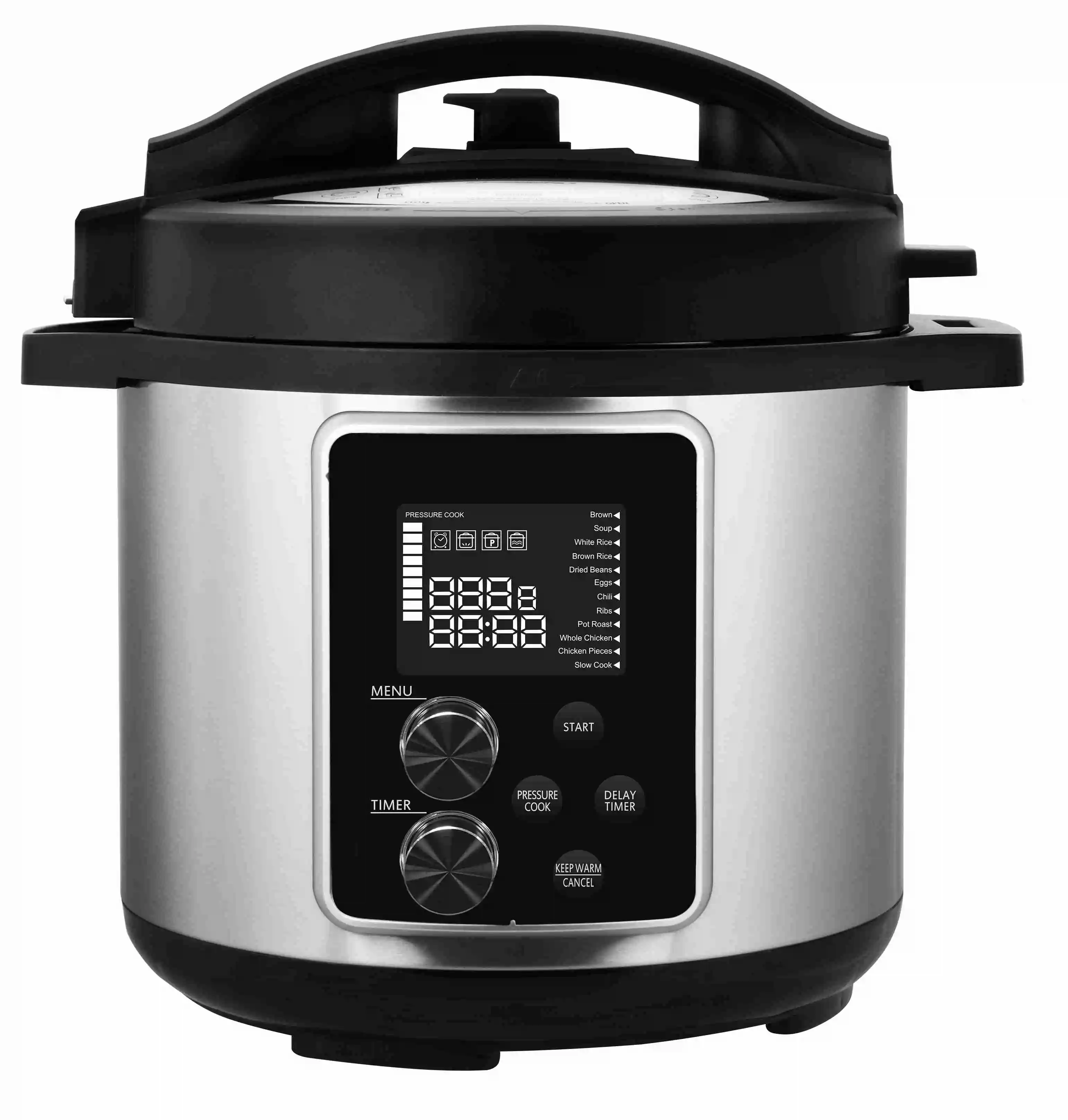 electric pressure cooker with browning feature