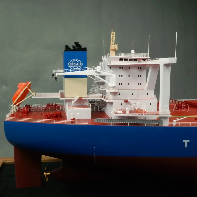 This high-precision VLOC model replicates classic Dutch shipyard design with realistic details. Features full ship anchor chain assembly, accurate ship stock model and functional side boarding ladder. Made of premium materials with fine craftsmanship, stable structure and authentic appearance. Ideal for maritime exhibitions, technical displays, shipyard souvenirs and corporate gifts. Fully customizable in scale, color and markings for shipping and shipbuilding enterprises.Amber@vesselmodel.com Tel: +86 18038048785