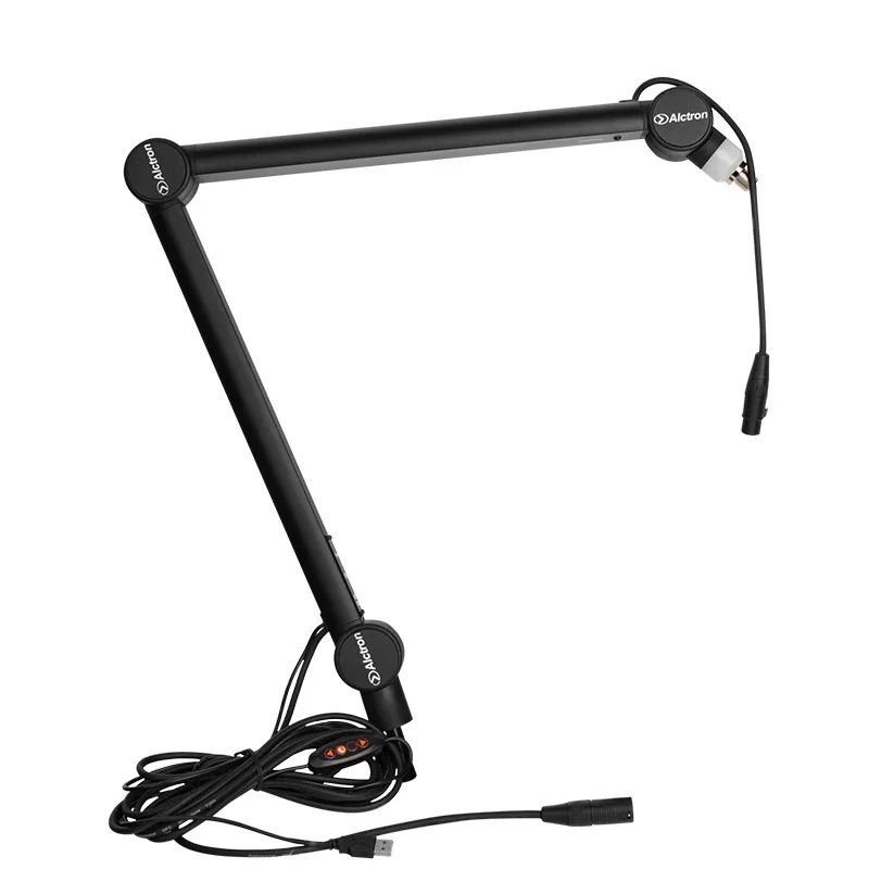 Microphone Arm Stand Flexible Mic Boom Arm Suspension Scissor Boom Stands  with Hidden Springs for Radio Station Live Broadcast Recording Stud 並行輸入 