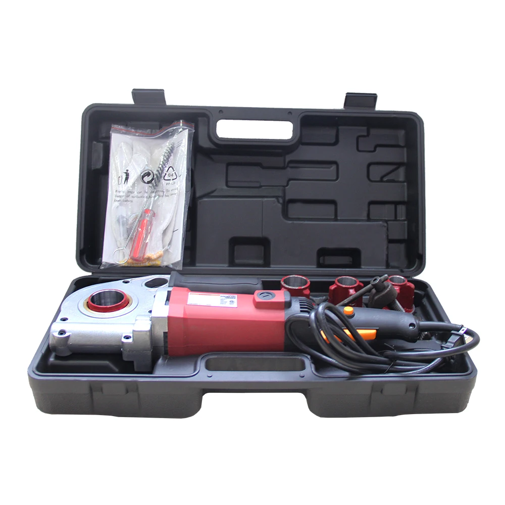 ODETOOLS Portable Electric Pipe Threader Pipe Threading Machine  with 6 Dies