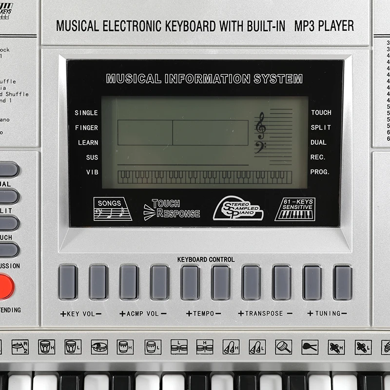 Xinyun 332 Teclado - 61 Keys Synthesizer for Music Education