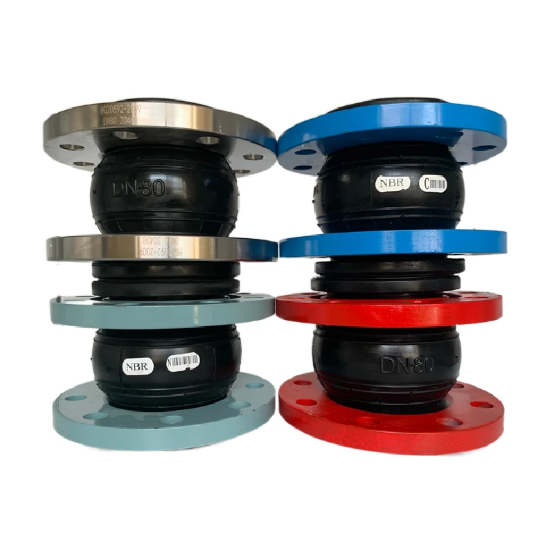 High Quality DN25 DN50 DN100 Epdm Nbr Nitrile Neoprene Ptfe Lined Rubber Double Sphere Floating Flexible Expansion Joint