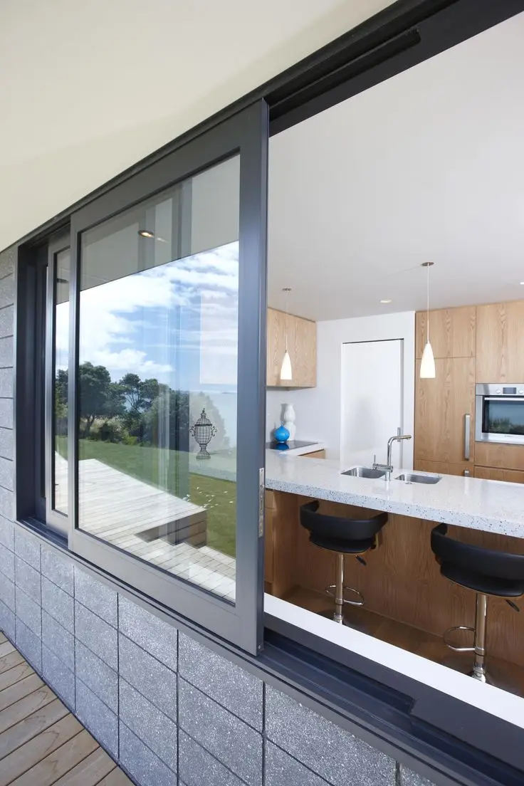 TOMA Frosted Glass Sliding Window with Australia and European Standard