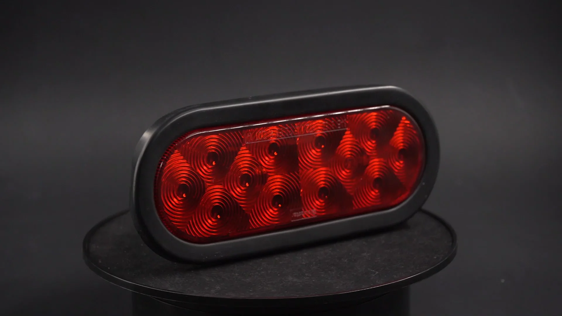 Dot Sae Approval Uv Pc 6" Oval 24v 12v Stop Lamp Led Light For Truck