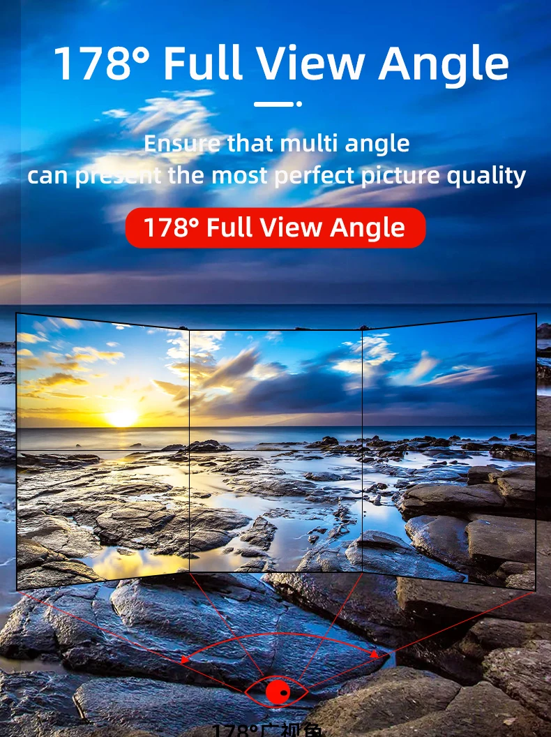 46 55 Inch Indoor Videowall Monitor Advertising Display Narrow Bezel 2k