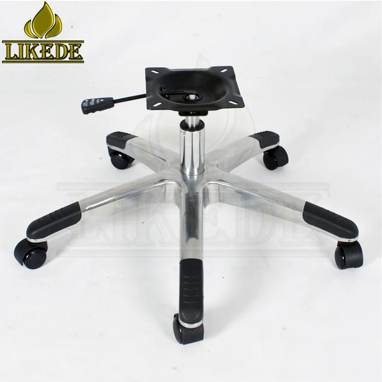 Aluminum Swivel Plate Chair Base Furniture Legs for Lounge Chair Turned Chair Parts With Swivel Function