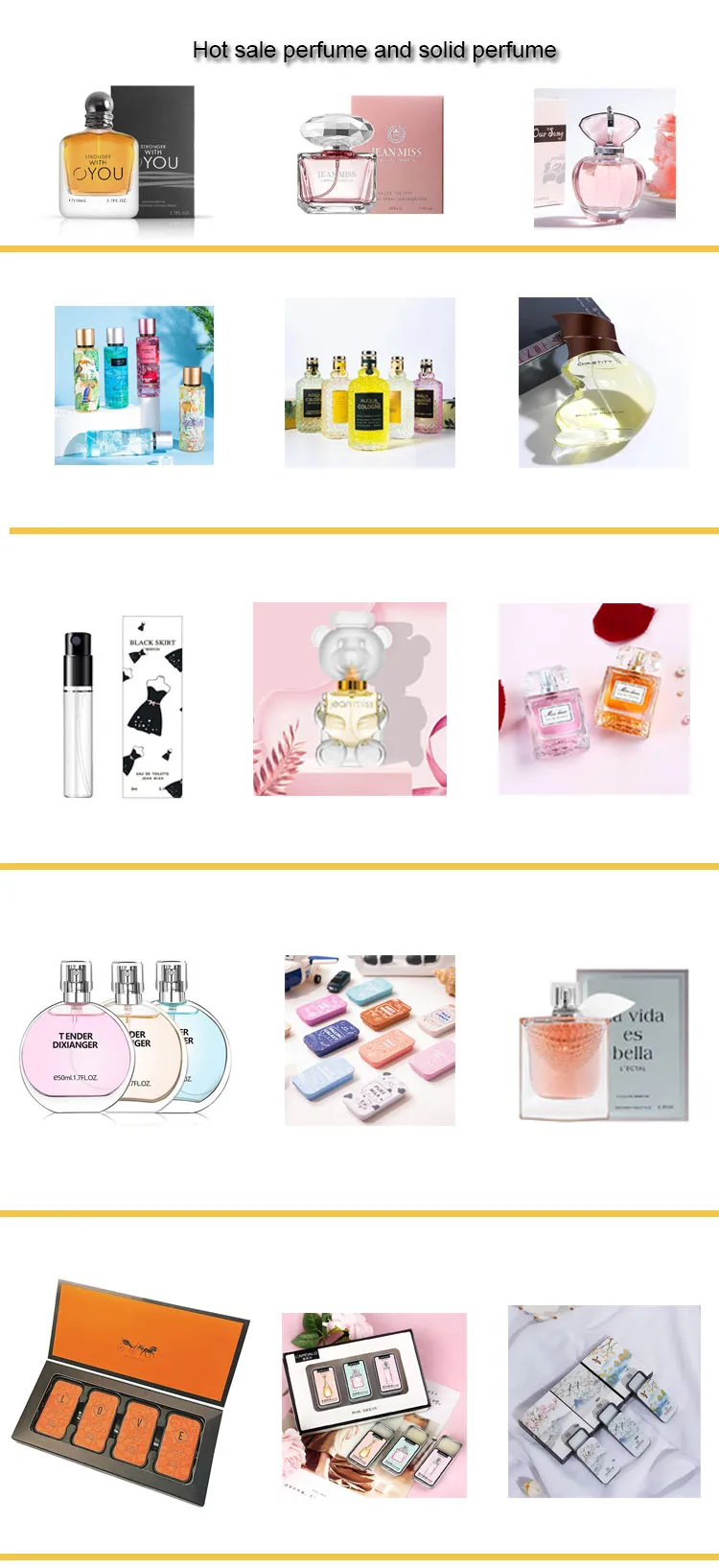 Perfume Manufacturer Made 45ml Dear Miss Branded Perfume Original