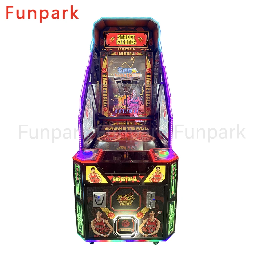 Funpark Factory Price Electronic Basketball Machine Street Arcade Game Coin Operated Games details