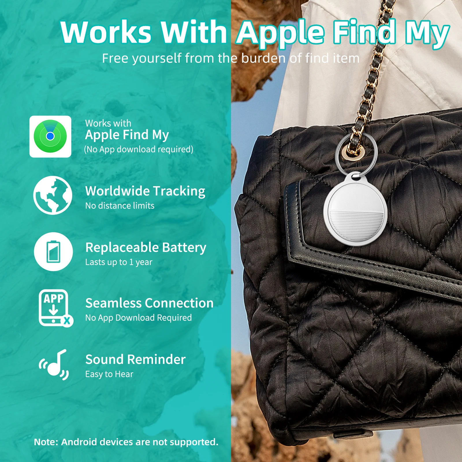 High Quality Automatic Rounded Pet GPS Tracker Tag Smart Animal Locator for Dogs Navigation Features High-Durable Plastic Tag