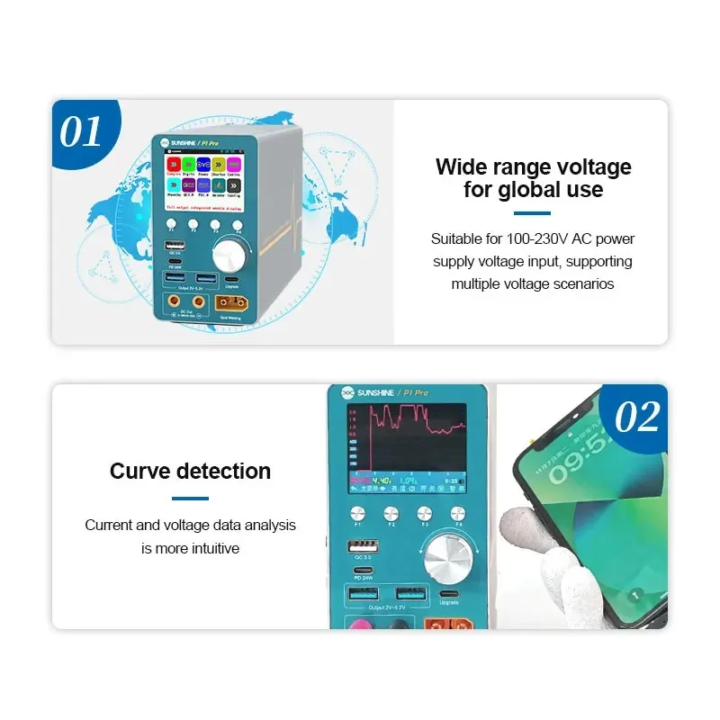 Sunshine P1 Pro Intelligent Regulated Power Supply Smart Dc Power Meter