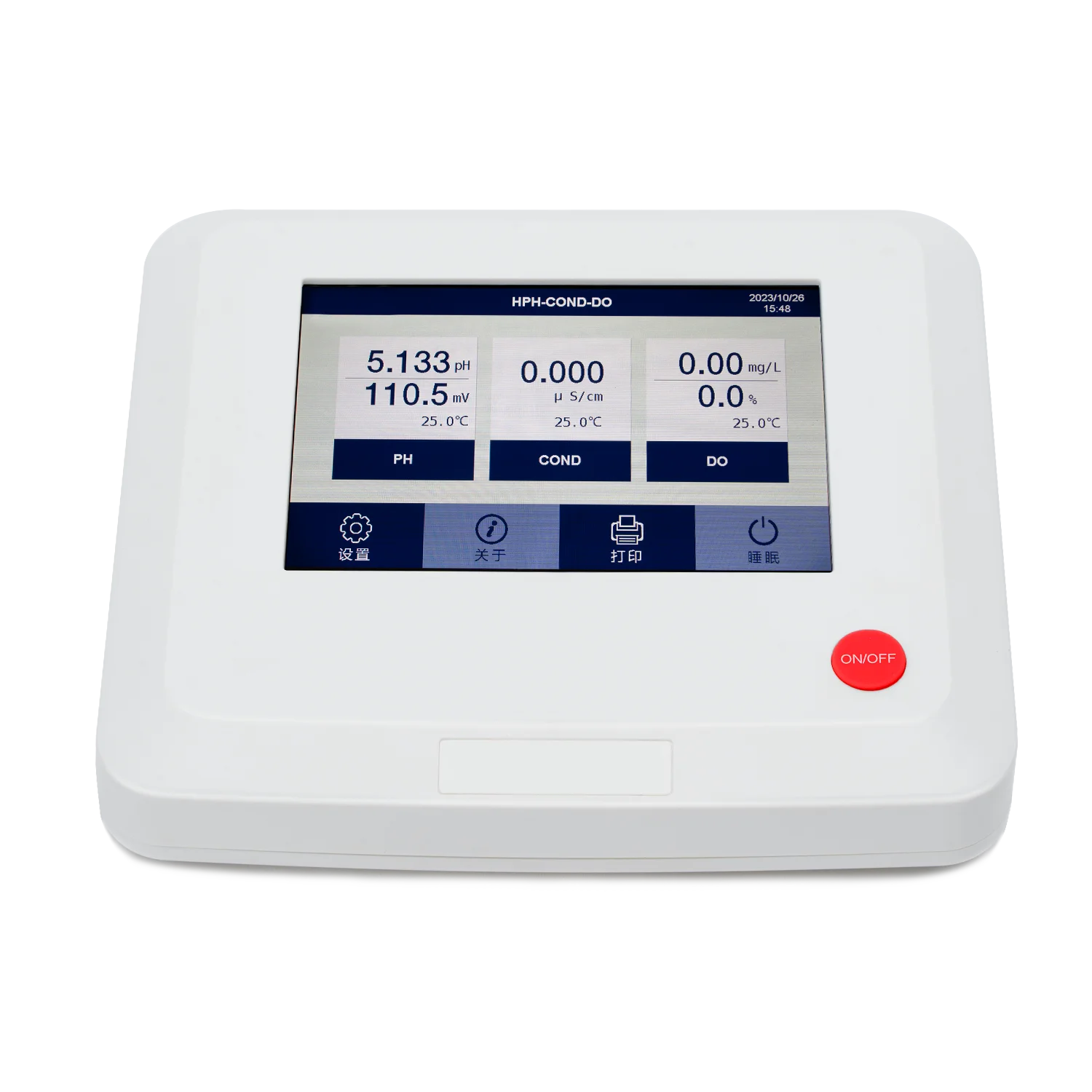 Benchtop PH/mV/ Meter-touch Screen Digital PH Meter Portable Laboratory ...