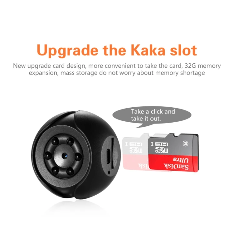 SQ6 1080P Large Wide-angle Mini HD Smart Camera, Support Night Vision & Motion Detection