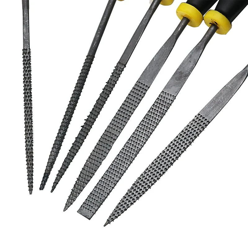 Set di lime per raspe in legno, 10 pezzi, kit di fresatura con gambo in legno, punte da trapano, utensili per intaglio del legno, levigatrice a ruota | Leroy Merlin