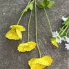 4 Cabezas de Flor de Ciruelo Amarillo