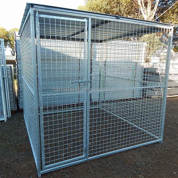 Dog Kennel Cages Hot Dip Galvanized Zinc,Heavy Duty Welded Wire Mesh ...