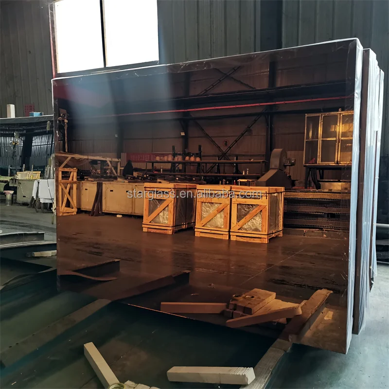 product euro gray reflective 5mm 6mm 10mm 12mm tempered float glass dark blue smoke gray tinted for curtain wall and bathroom-2