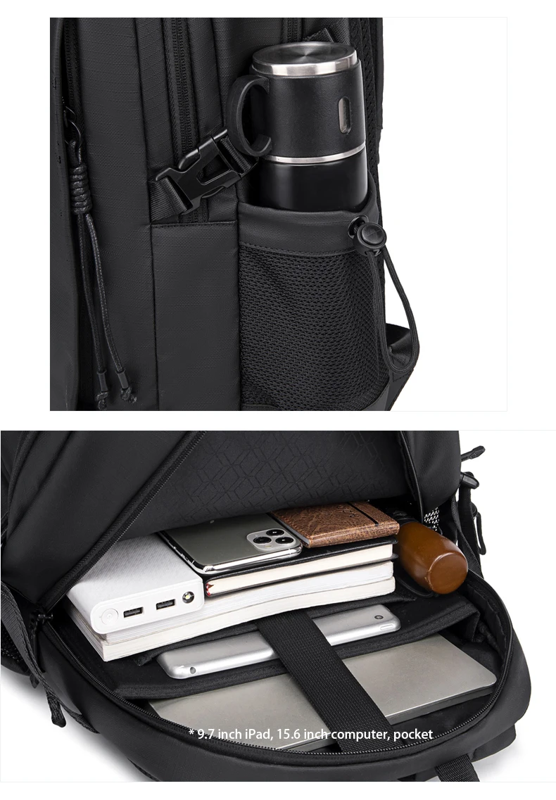 Chasseur arctique sac à dos pour ordinateur portable concepteur décontracté sac à dos quotidien avec Port de charge USB grand sac à dos de Sport de gymnastique en plein air Mochila