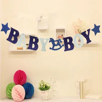 1セット手作りベビーシャワーボーイガールバンティングガーランドハンギングバナーフラッグ馬の手紙キッズ誕生日洗礼パーティーの装飾 Buy 1 手作りベビーシャワー少年少女ホオジロガーランド ハンギングバナーフラグ馬手紙 子供の誕生日洗礼パーティーの装飾 Product