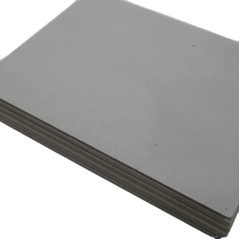 2.5mm Book Binding Cover , Mixed Pulp Strong Stiffness Grey Board Paper